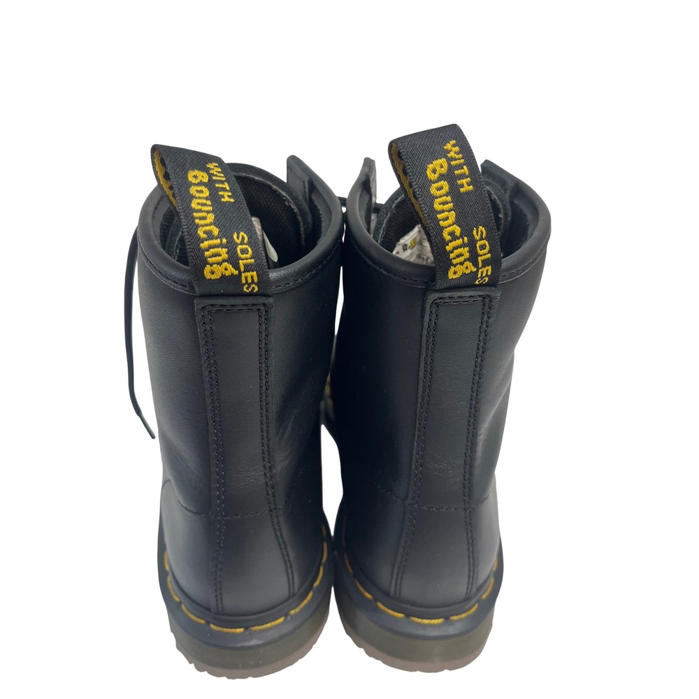 Dr. Martens Ambury Black Leather Work Boots Slip Resistant EH Safety Mens 8 L338 - Picture 5 of 9